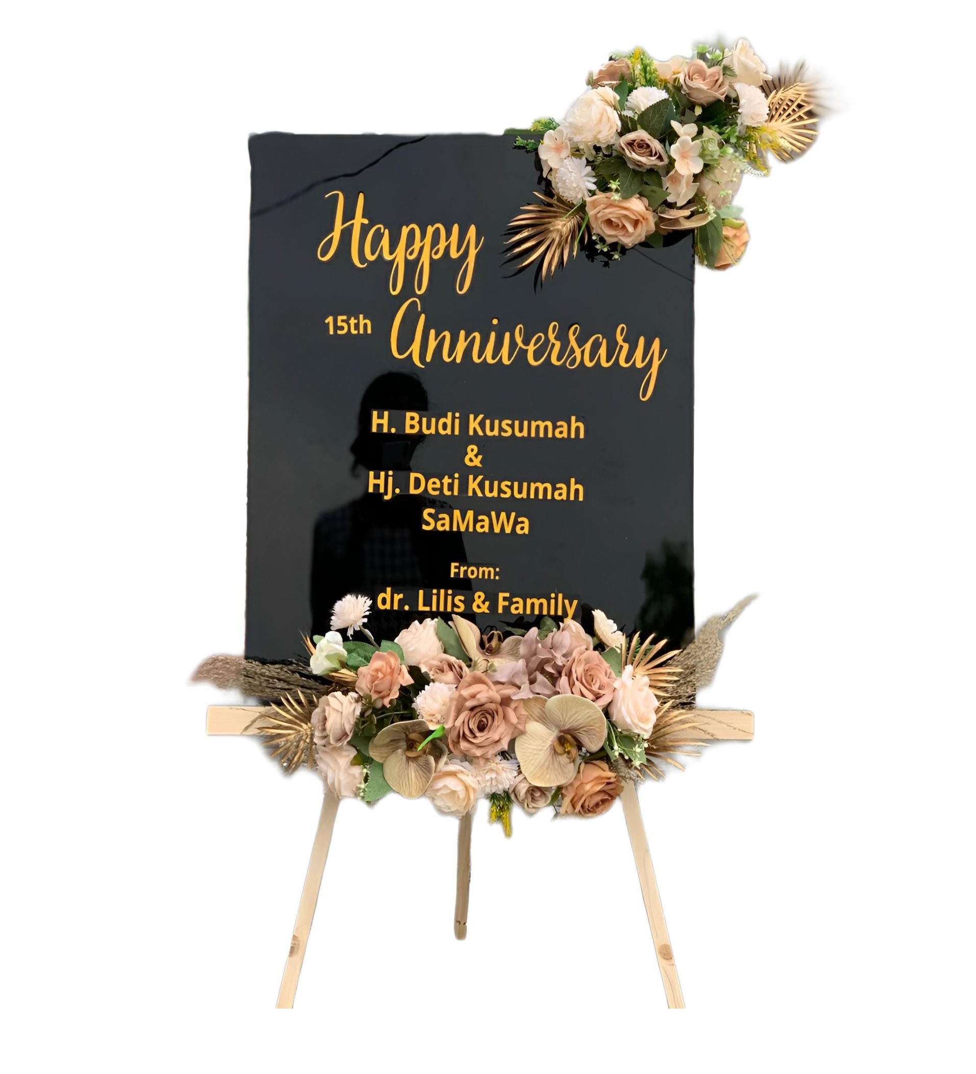 Papan Bunga Akrilik Sendang