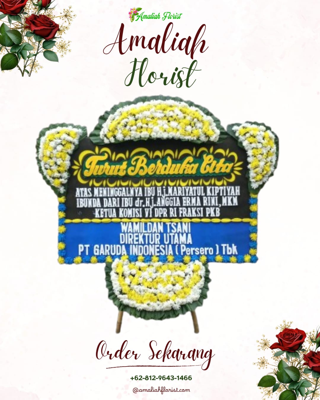 Papan Bunga Duka Sendang